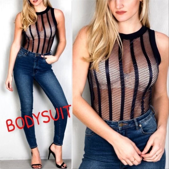 SEXY MESH BODYSUIT - Picture 2 of 6